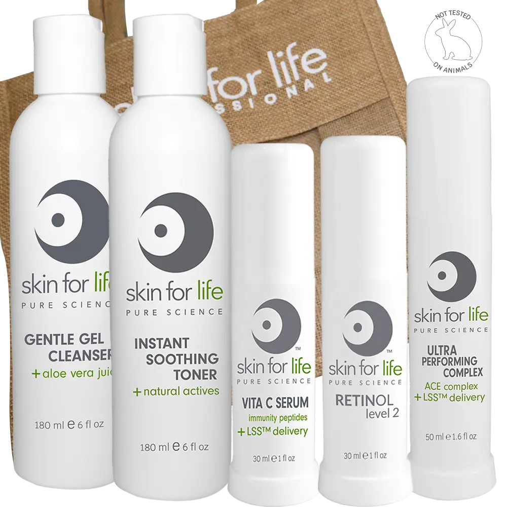 BrightenGlo Skin Care Kit glowing, healthy skin results