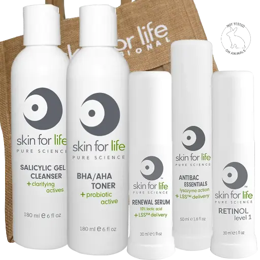 Oily Acne Skin Care Kit balance, manage, and repair